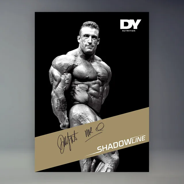 DY Nutrition Dorian Yates poster signé C 50x70cm