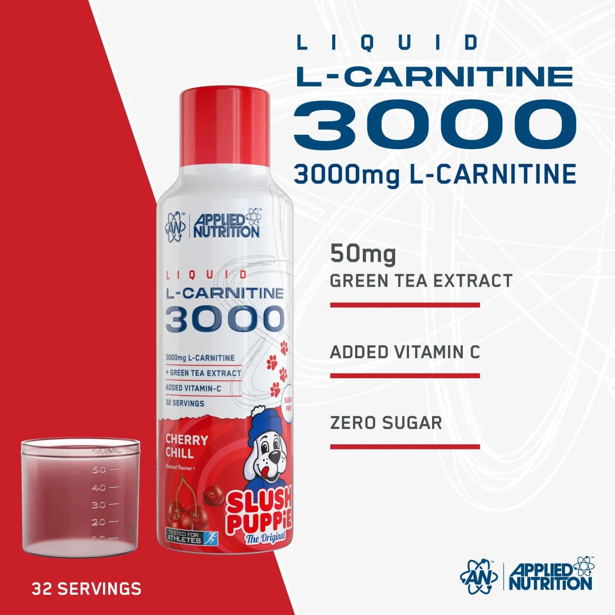 Applied Nutrition Liquid L-Carnitine 3000 fruit burst minceur