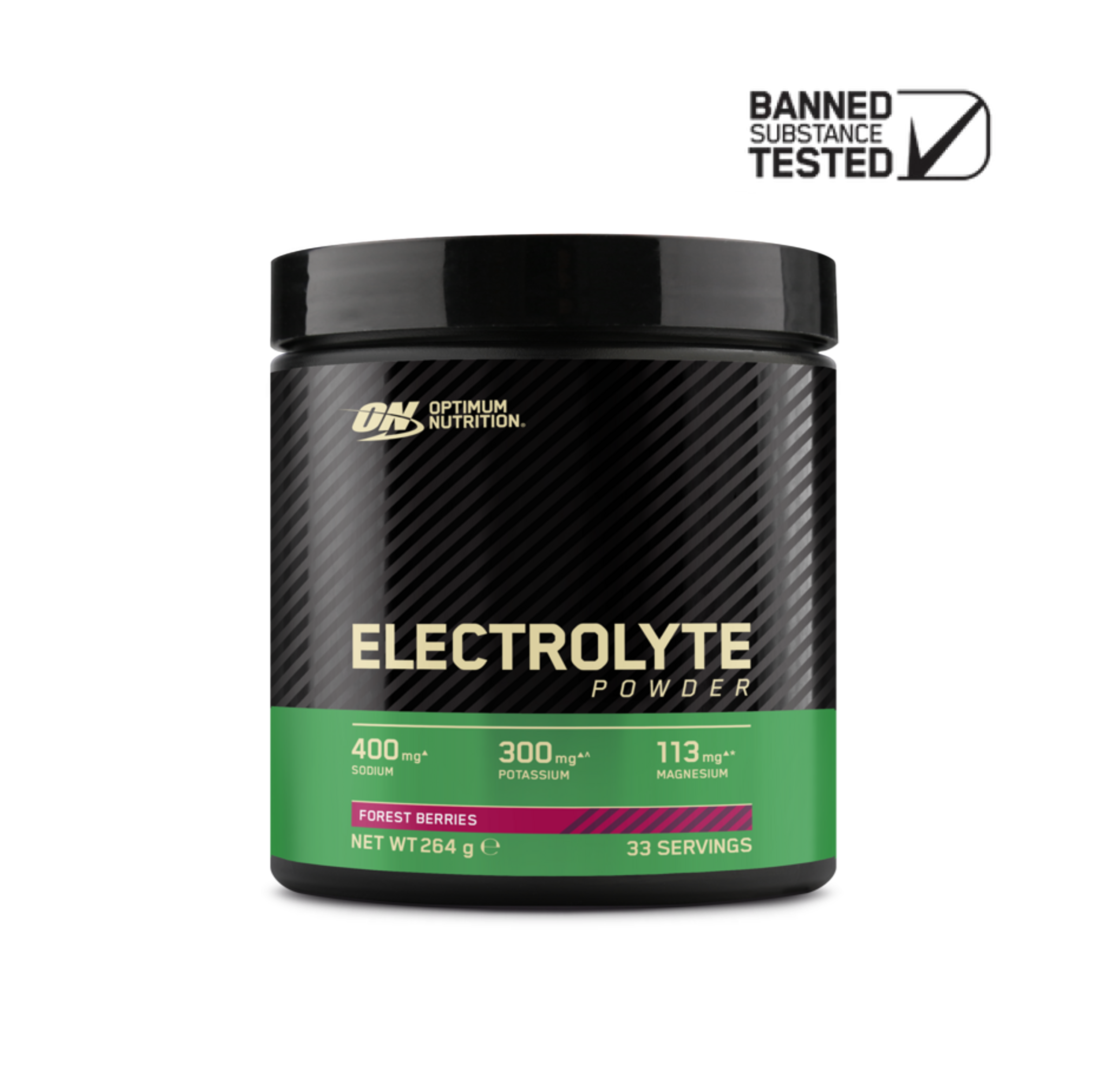 Optimum Nutrition Elite poudre électrolytes fruits des bois 264 g