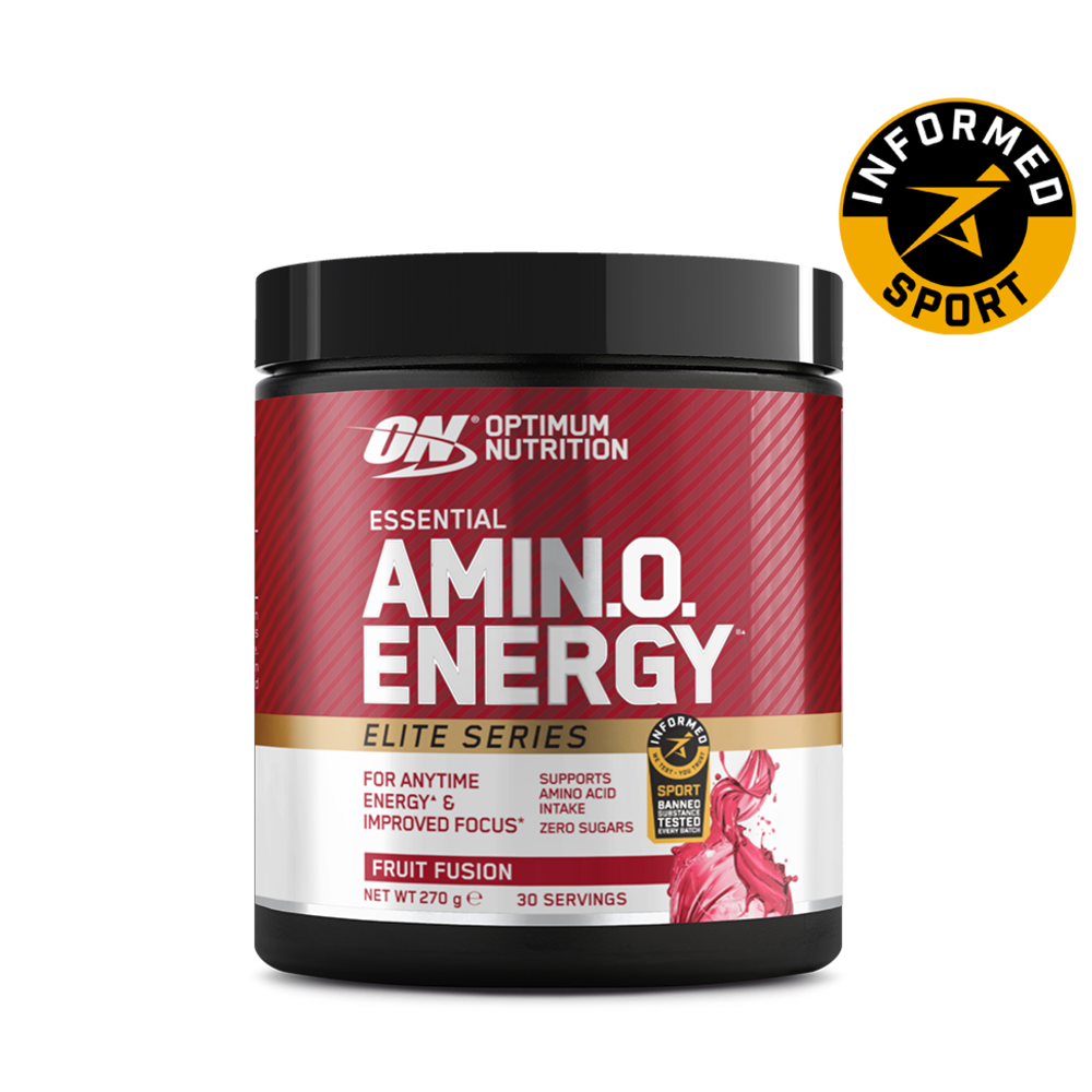 Optimum Nutrition Essential Amino Energy poudre Fruit Fusion 270 g sans sucre
