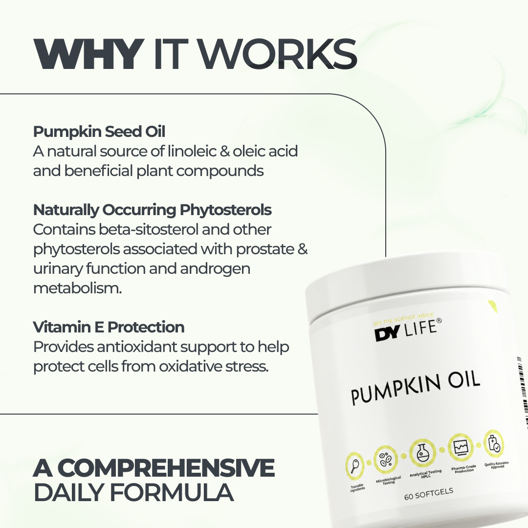 DY Nutrition DY Life huile pépins courge 60 softgels