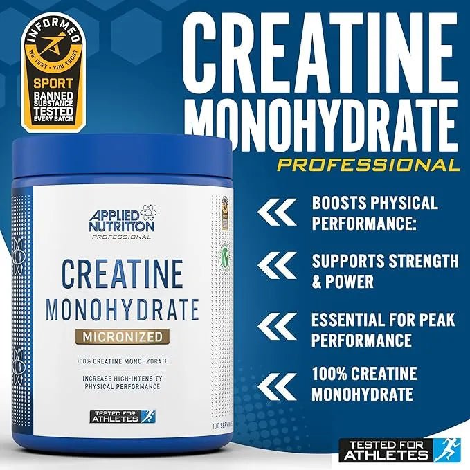 Applied Nutrition Creatine Créatine Monohydrate Nature 500 g