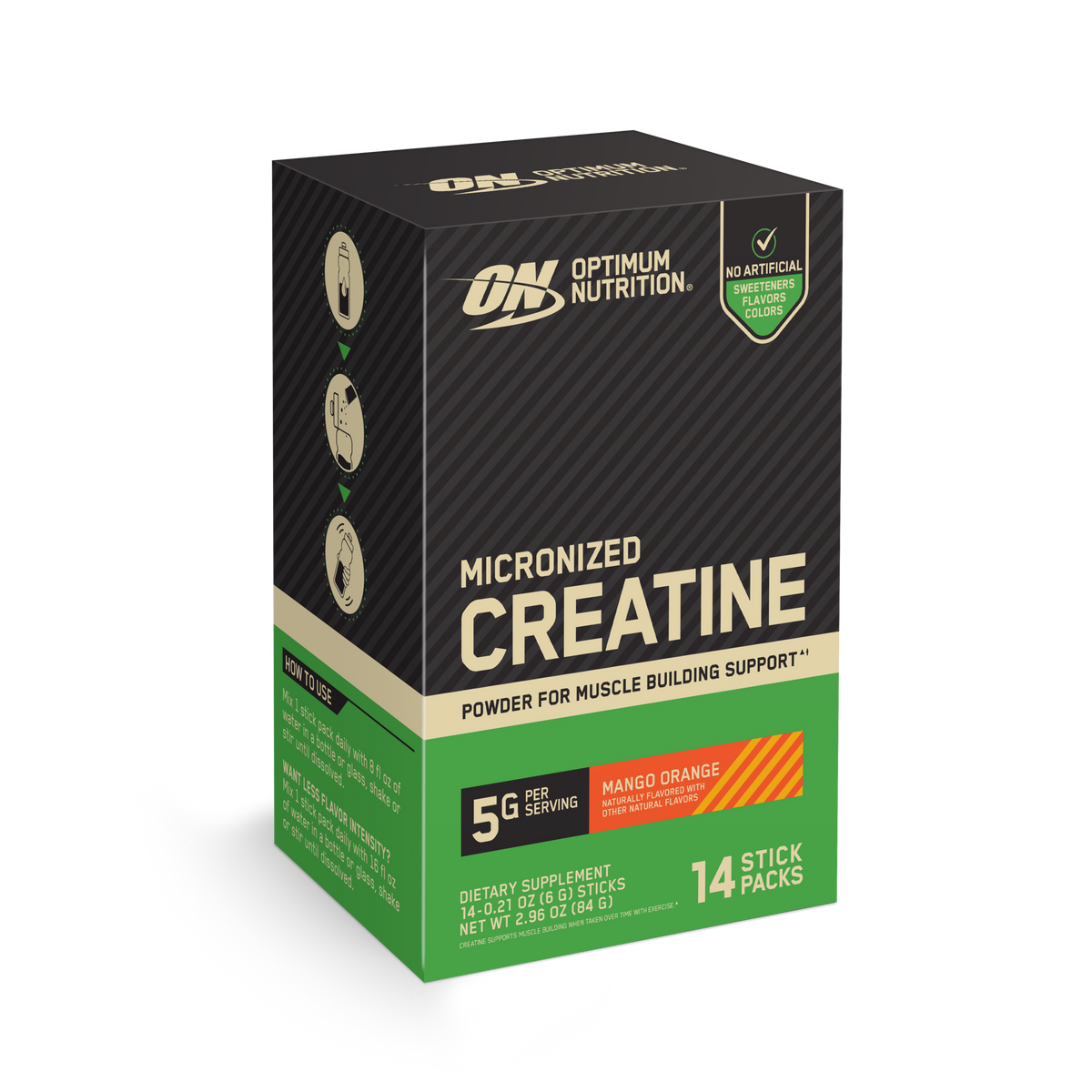 Optimum Nutrition Creatine sticks créatine monohydrate 5g