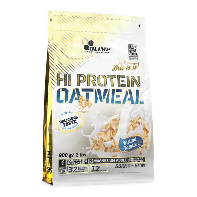 Olimp Hi Protein Oatmeal porridge protéiné 900 g avoine