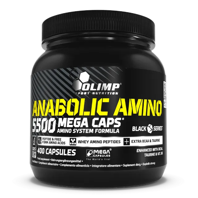 Olimp Anabolic Amino 5500 acides aminés 400 gélules