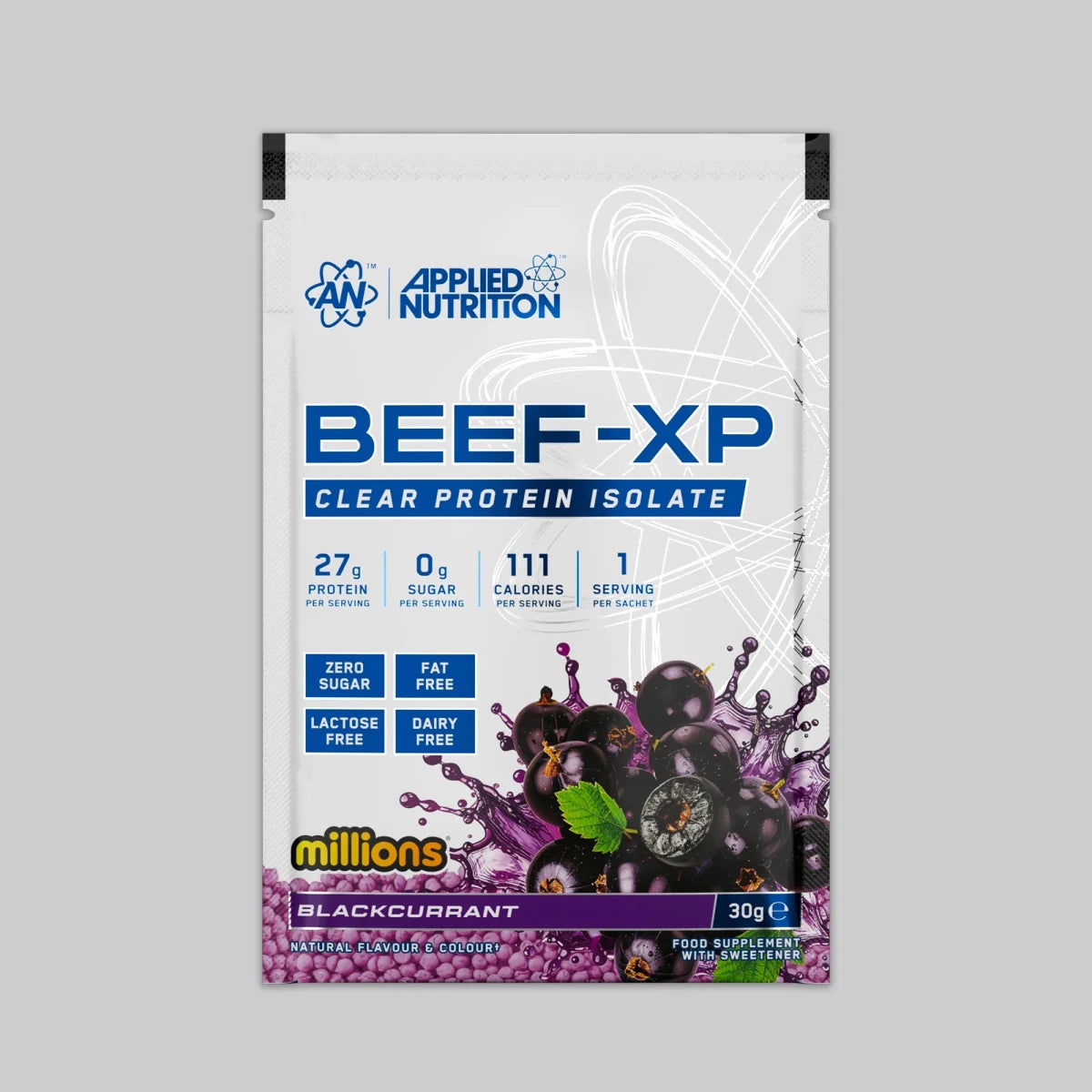 Applied Nutrition Beef-XP protéine bœuf framboise bleue 30g isolate