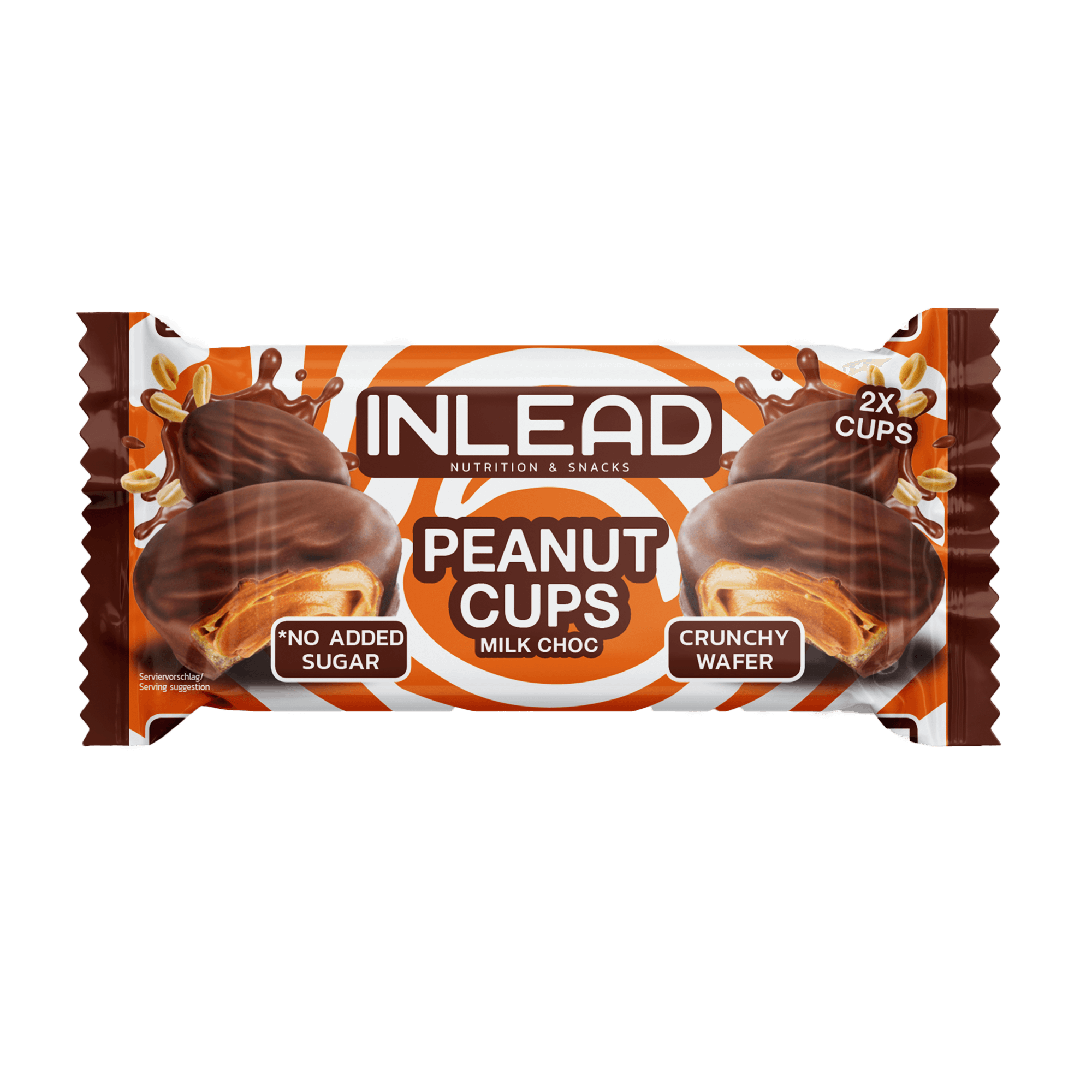 Inlead Peanut Cups snack protéiné chocolat noir vegan 50 g