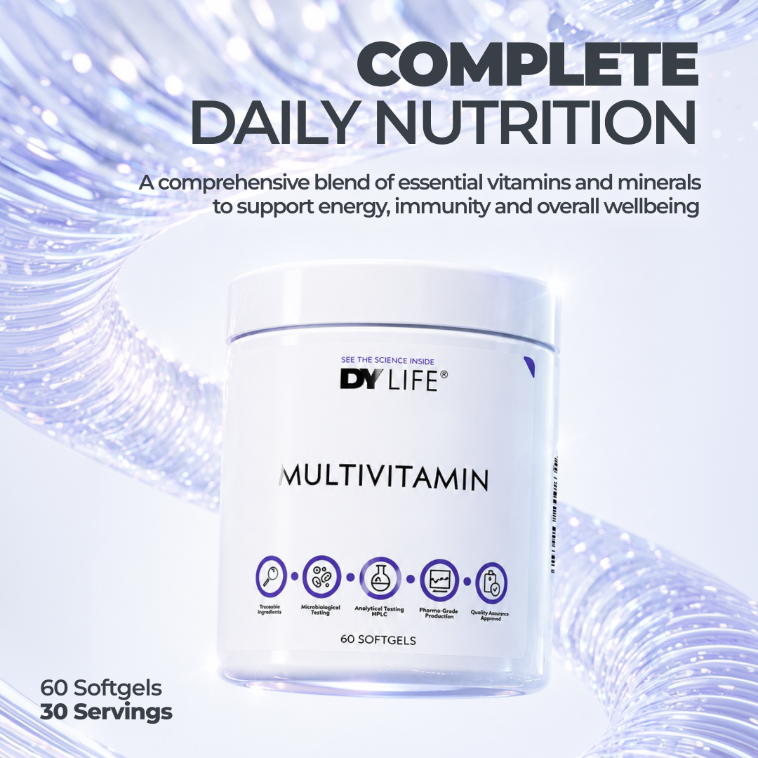 DY Life Multivitamines Gélules 60 Capsules Énergie-Immunité