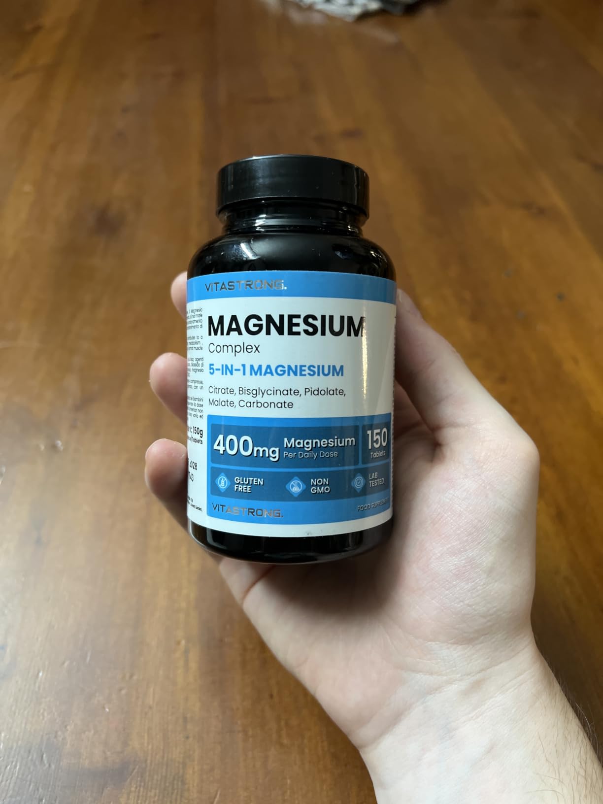 Vitastrong Magnésium Complexe 5-en-1 comprimés 150 400 mg