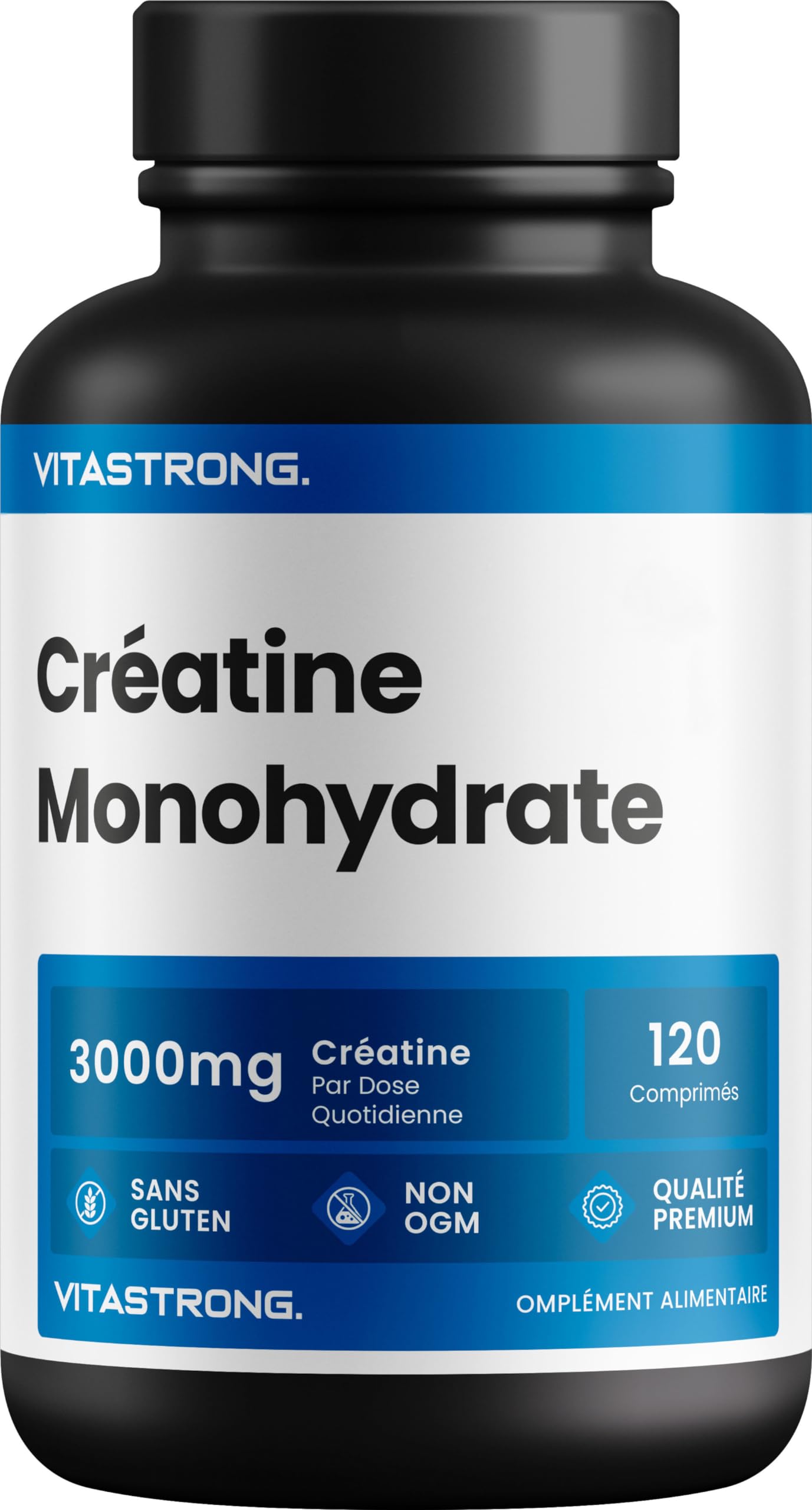 Vitastrong Créatine Monohydrate Creapure comprimés masse