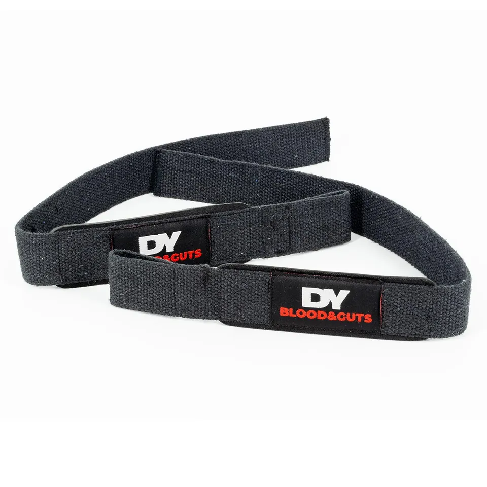 DY Nutrition Blood & Guts Sangles Musculation Coton Rembourré