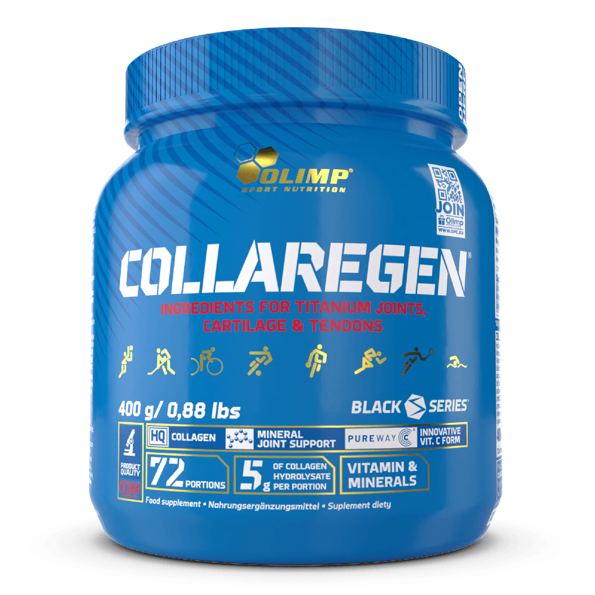 Olimp Collaregen collagène 400 g poudre articulations
