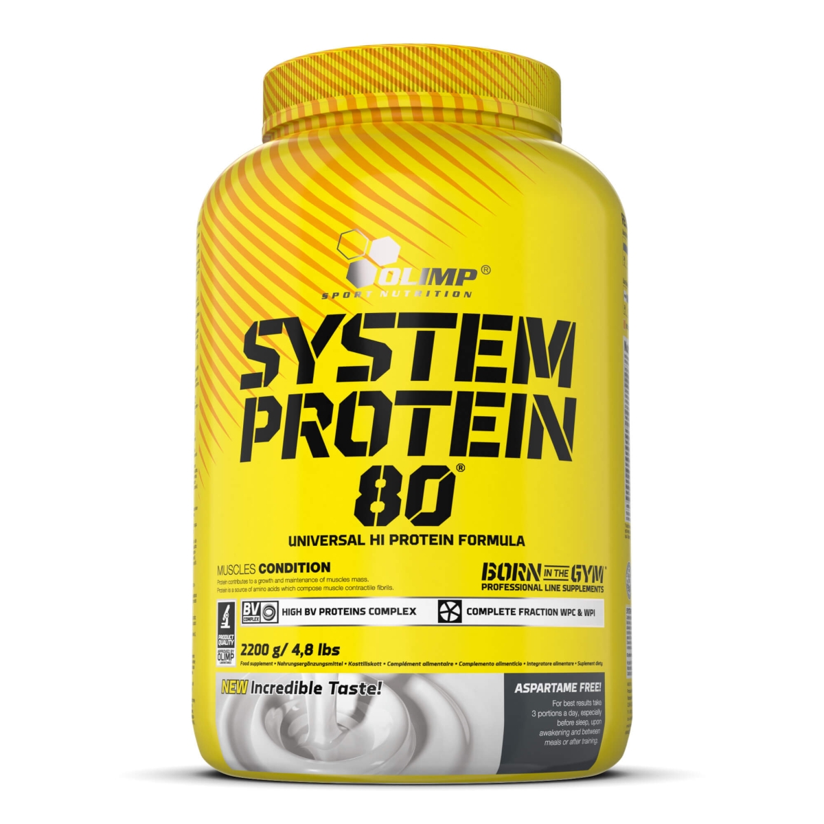 Olimp System Protein 80 poudre 2200 g masse
