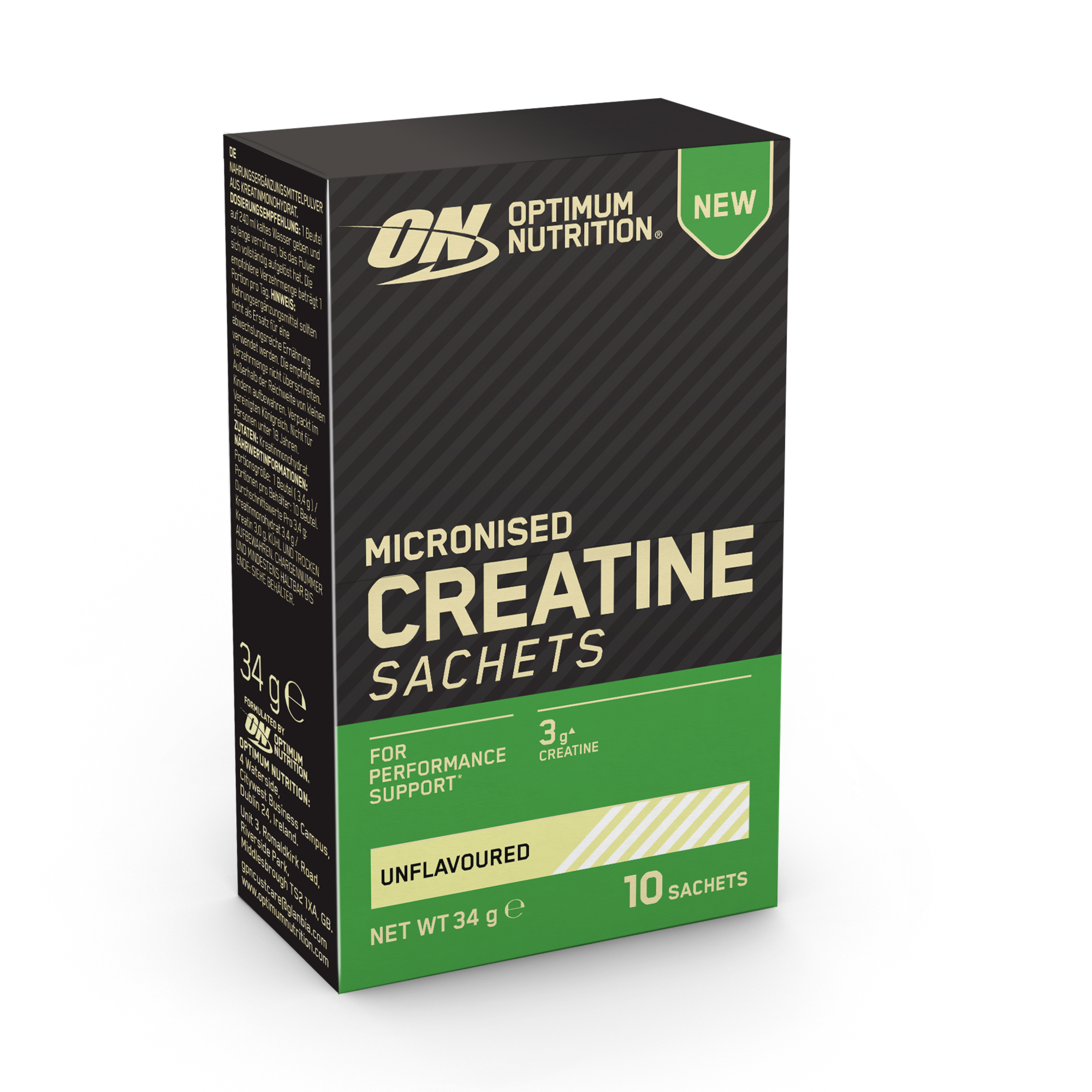 Optimum Nutrition Creatine Micronised sachets Fruit Punch x10