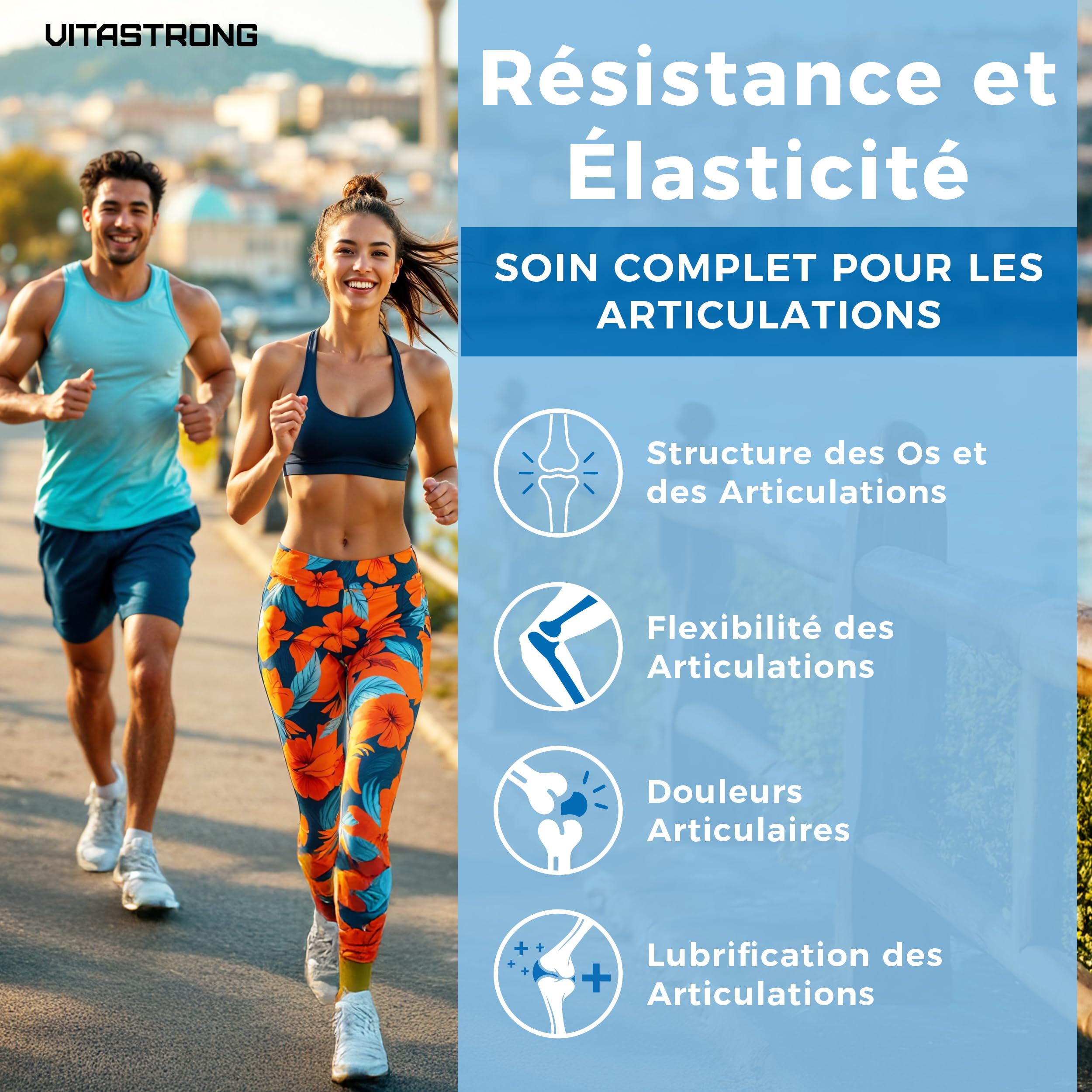 Vitastrong Beauté collagène comprimés 180 acide hyaluronique