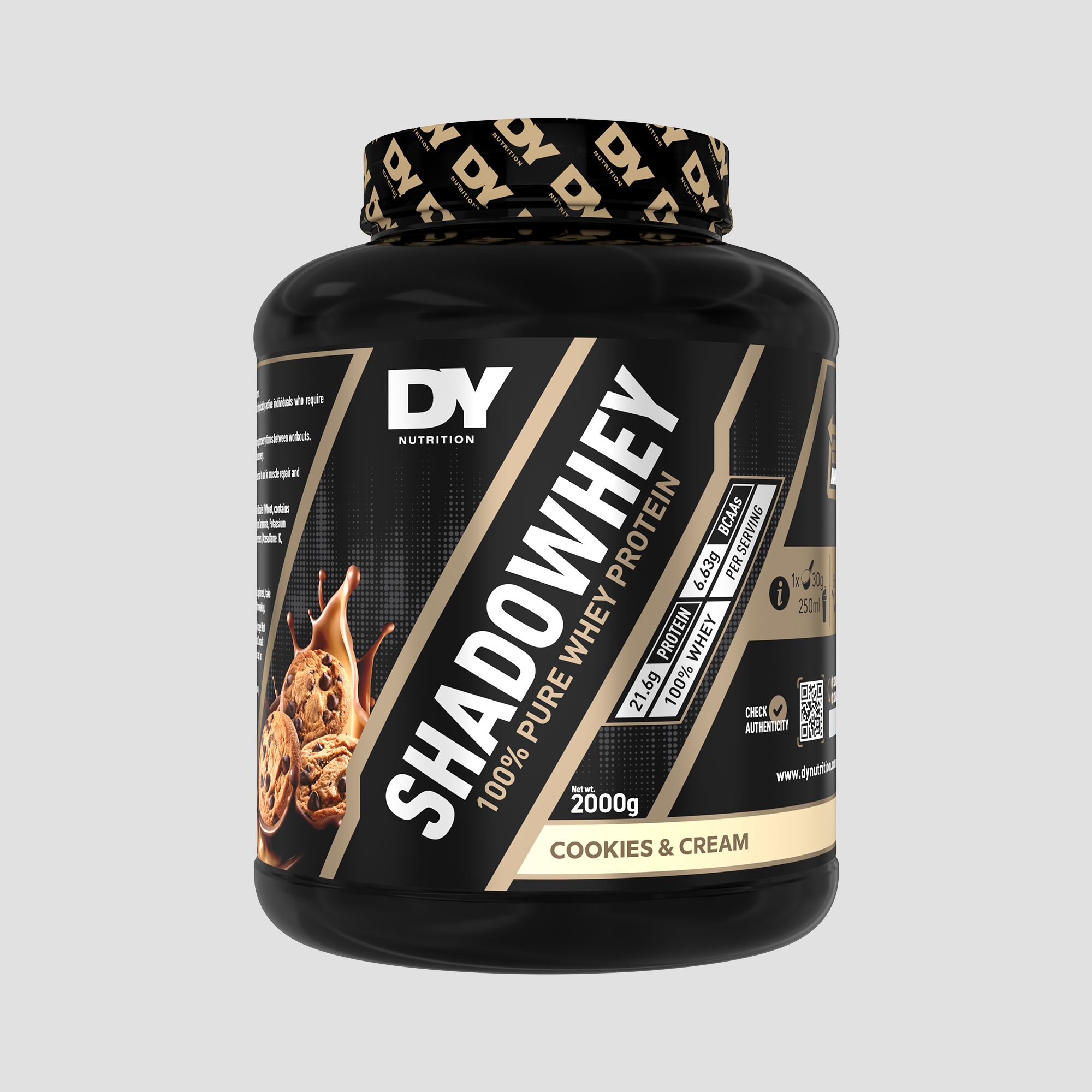 DY Nutrition Shadowhey 100% Pure Whey protéine 22,8 g chocolat