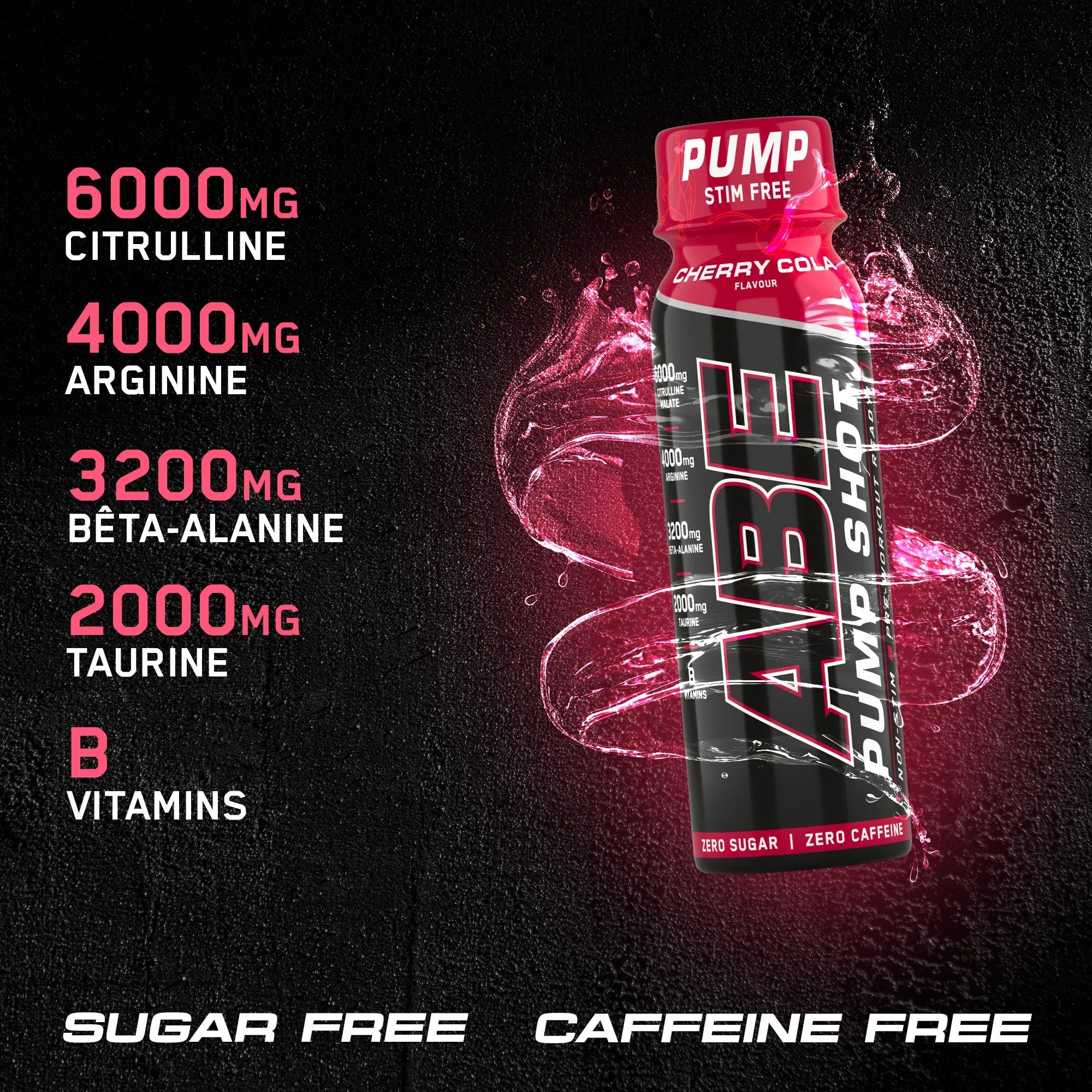 Applied Nutrition ABE Pump shot sans stimulant Cerise Cola