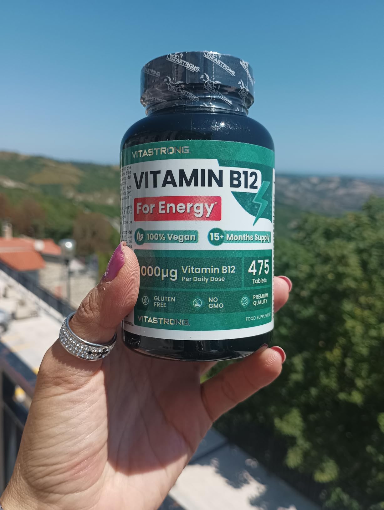 Vitastrong Vitamine B12 1000 mcg comprimés 475 cpr vegan