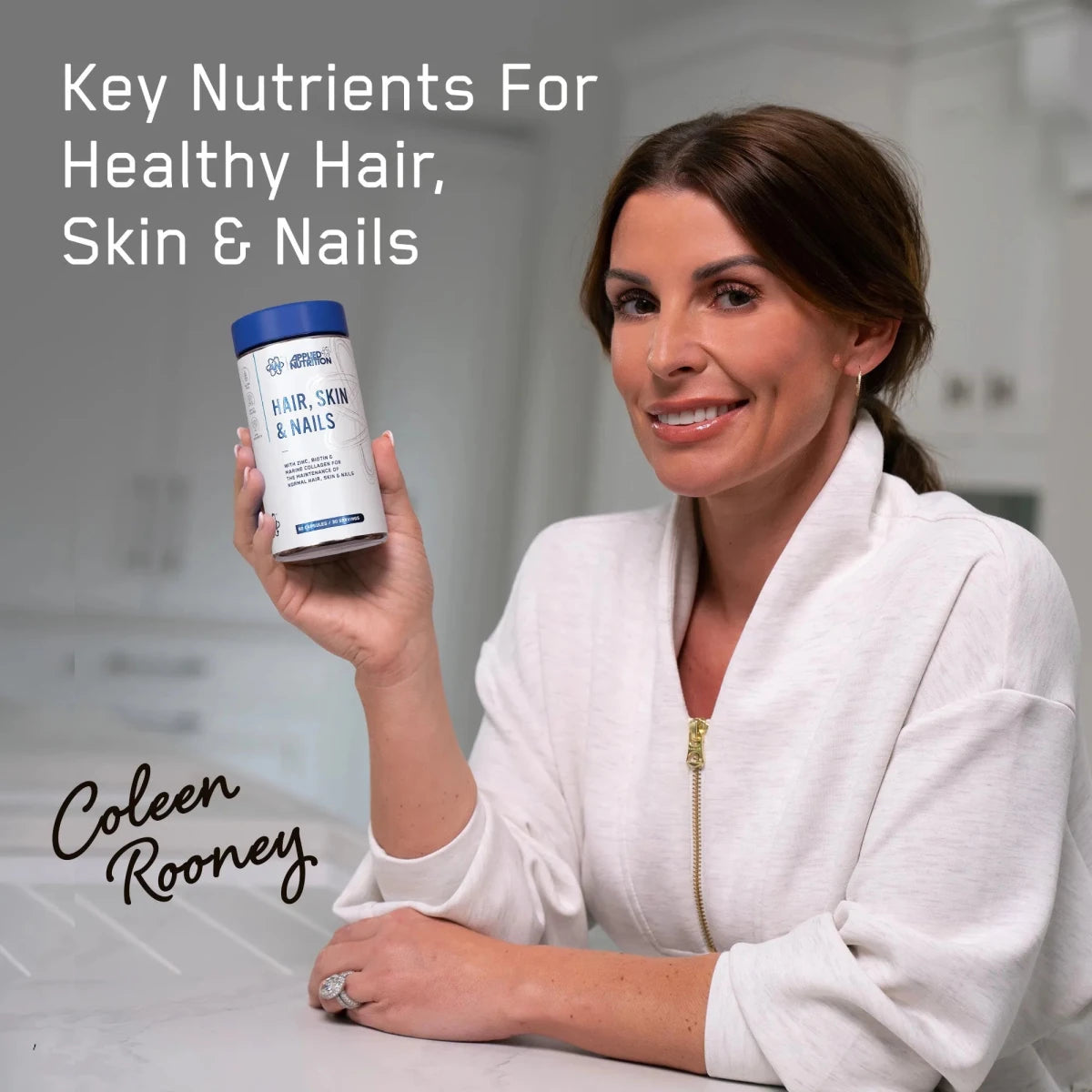 Applied Nutrition Collagen cheveux peau ongles 60 gélules marin