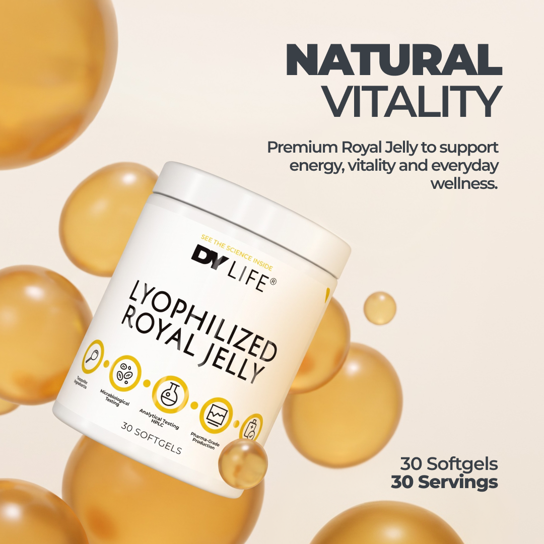 DY Life Gelée Royale Lyophilisée 30 softgels cure 30 jours
