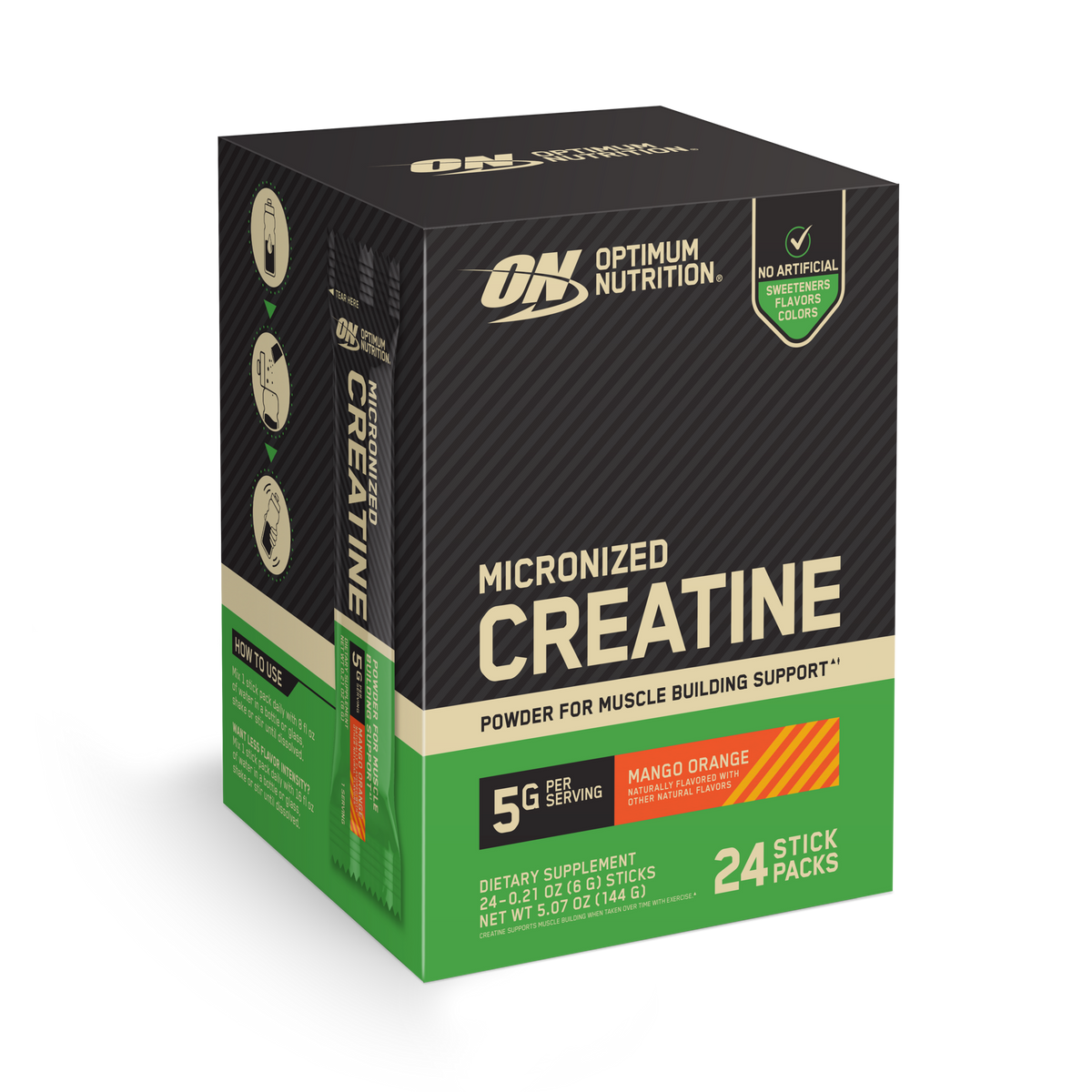 Optimum Nutrition Creatine sticks créatine monohydrate 5g
