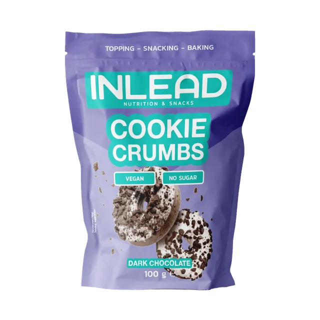Inlead Cookie Crumbs topping biscuits vegan 100 g sans sucre