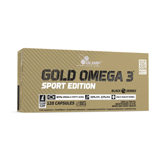 Olimp Gold Omega 3 Sport Edition capsules 120 oméga 3