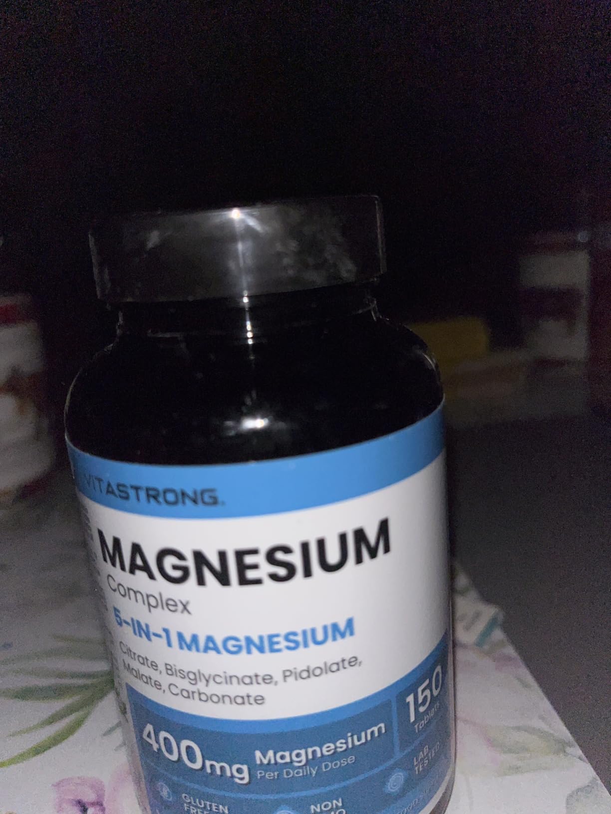 Vitastrong Magnésium Complexe 5-en-1 comprimés 150 400 mg