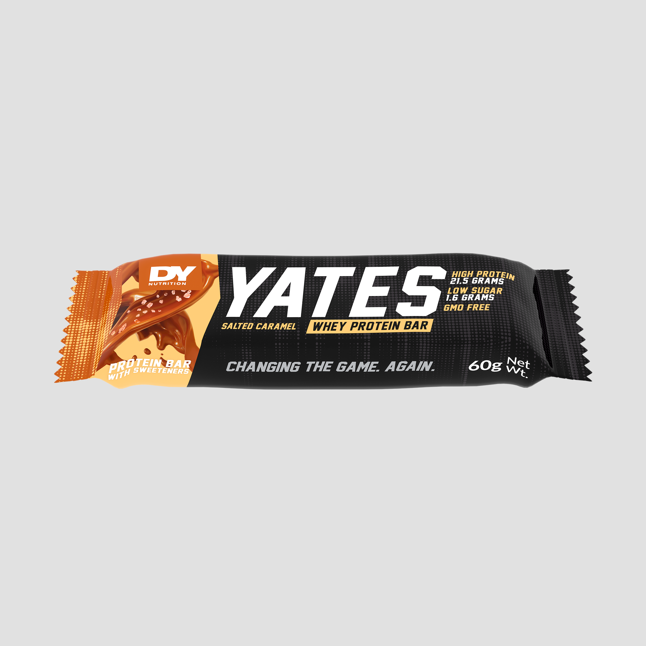 DY Nutrition Yates Bar protéinée 60g chocolat-caramel