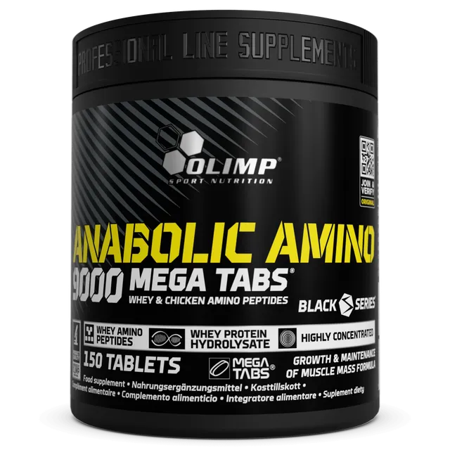 Olimp Anabolic Amino 9000 Mega Tabs 150 comprimés