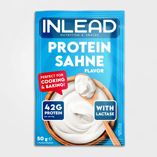 Inlead Protein Sahne protéines poudre 50 g faible sucre
