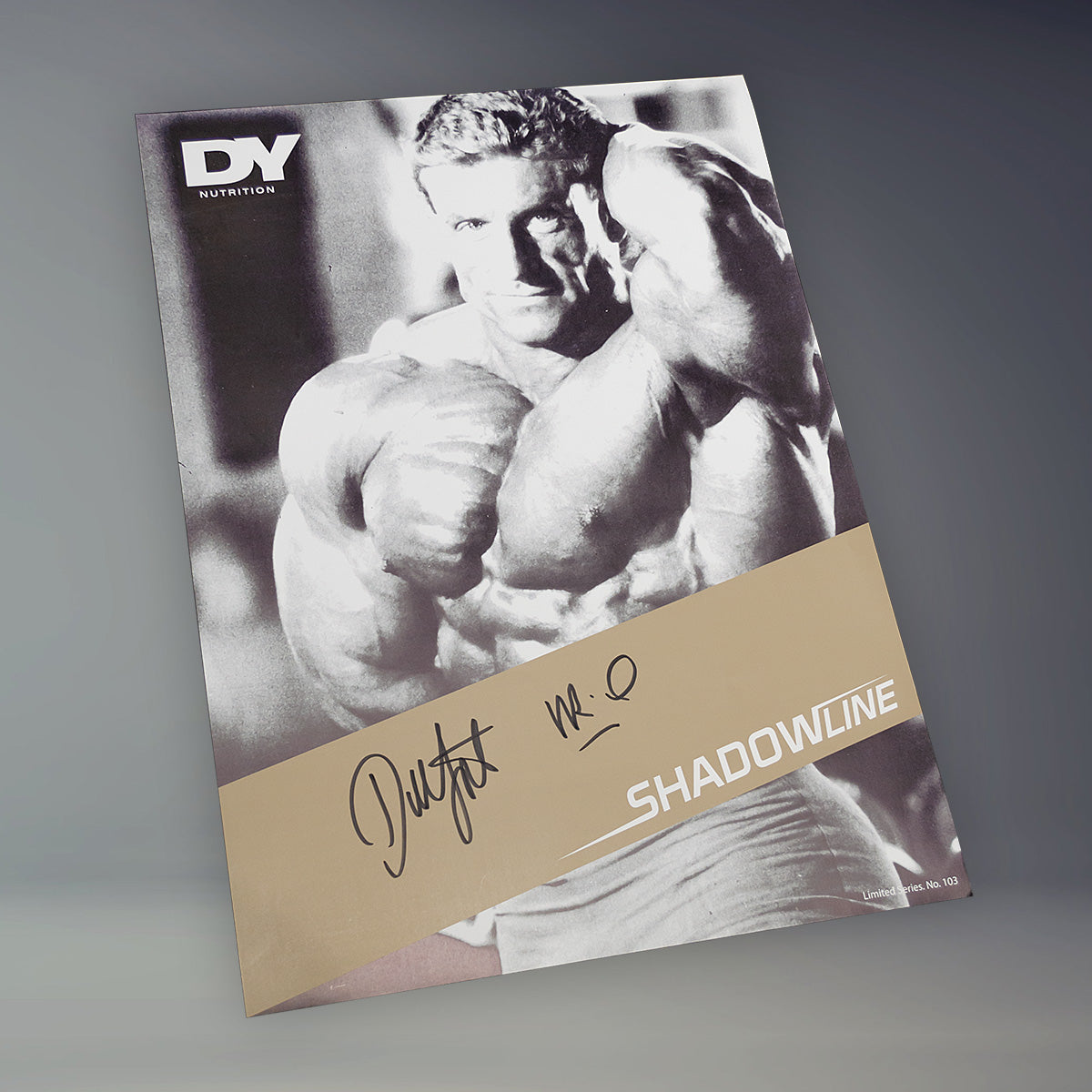 Dorian Yates Poster signé Type A 50x70 cm déco