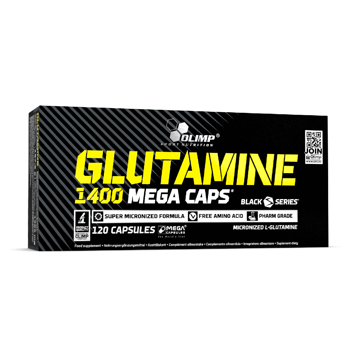 Olimp Glutamine 1400 Mega Caps gélules 120 récupération