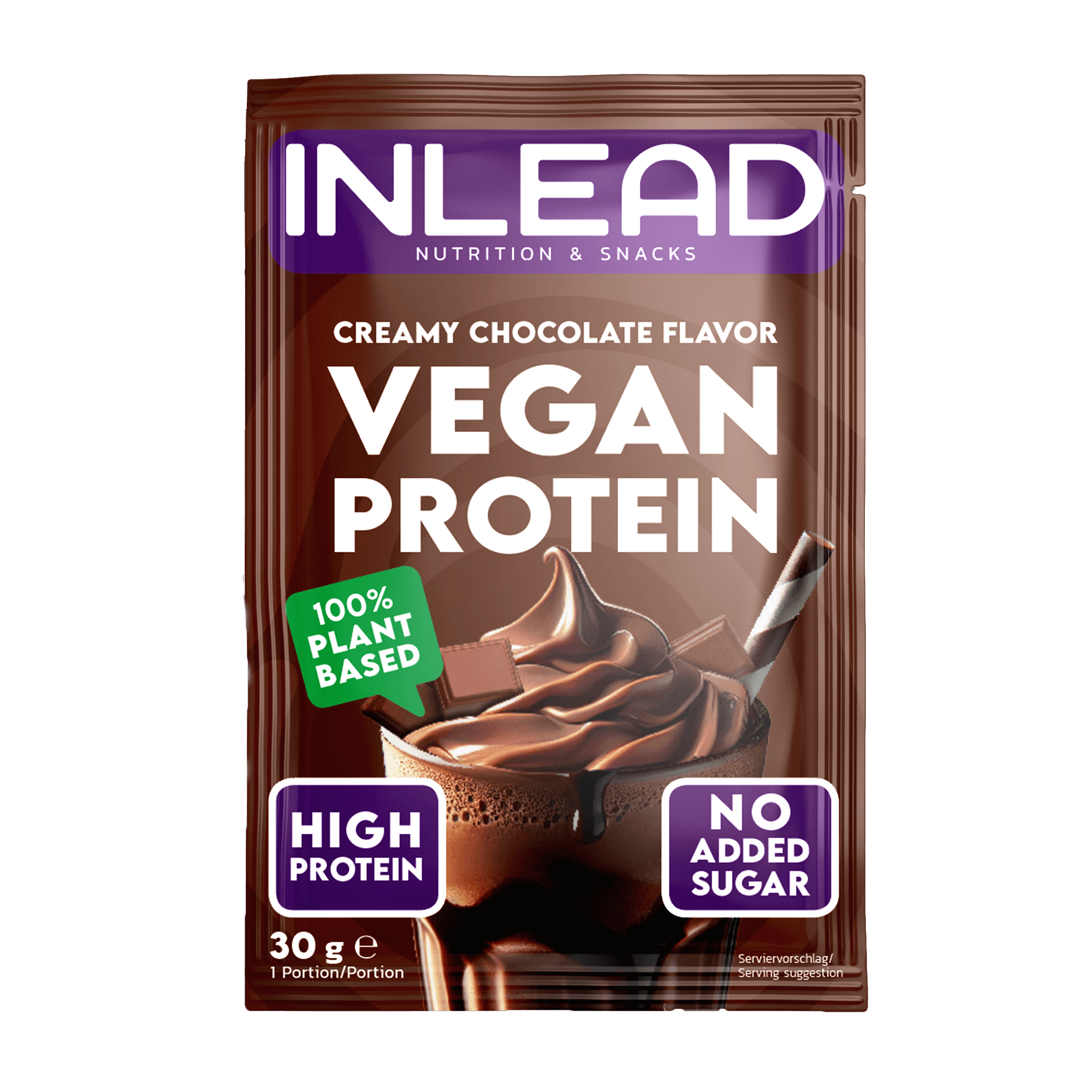 Inlead Vegan Protein échantillon creamy chocolate 30g vegan
