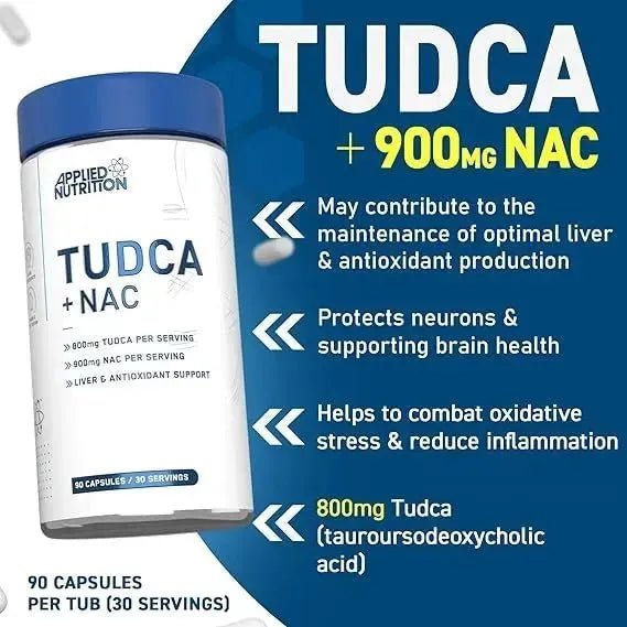 Applied Nutrition TUDCA + NAC gélules 90 gélules foie