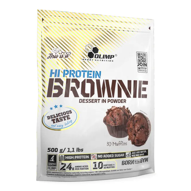 Olimp Hi Protein Brownie Chocolat 500 g
