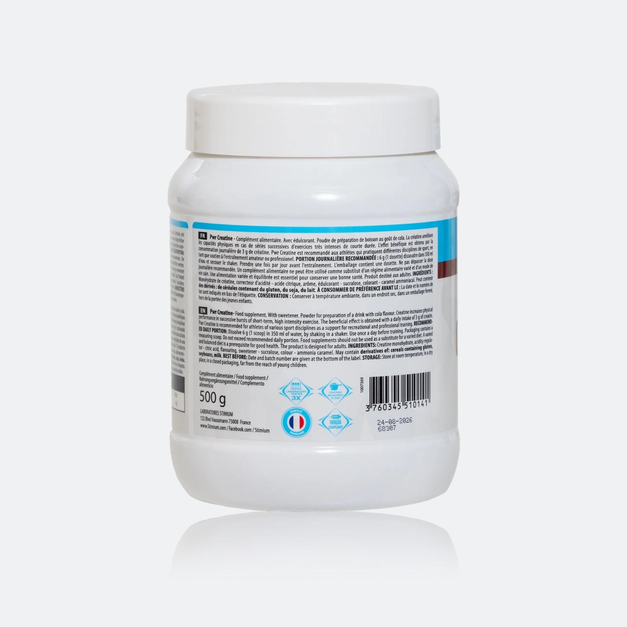Stimium Pwr Creatine monohydrate poudre cola 500g force