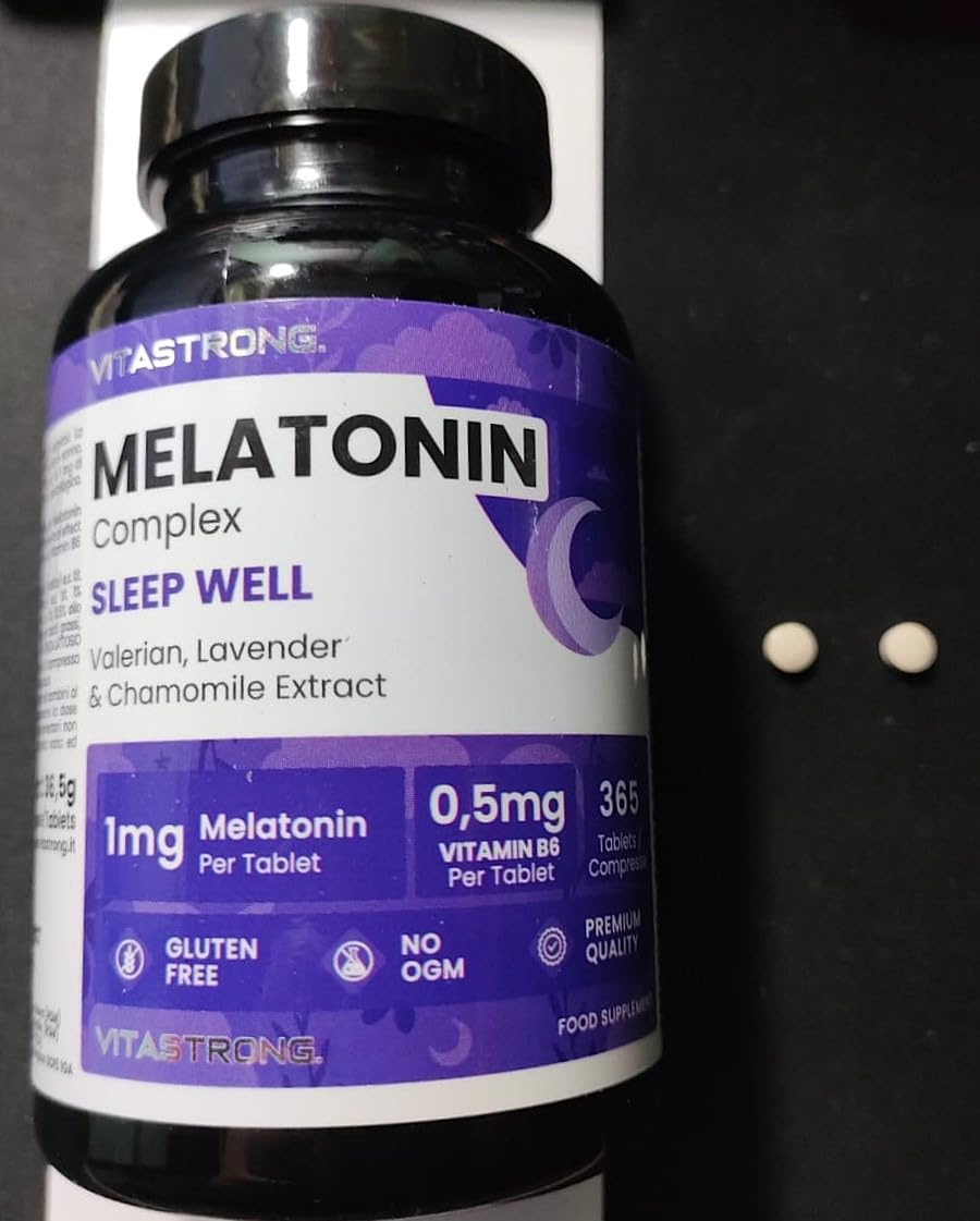 Vitastrong Sommeil Melatonine Complex 1mg 365 micro-comprimés