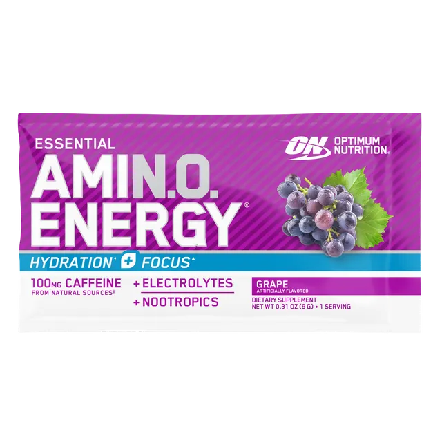 Optimum Nutrition Amin.o Energy Hydration dosettes énergie focus