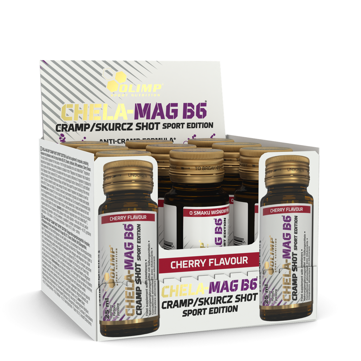 Olimp Chela-Mag B6 Cramp Shot complément magnésium 9x25 ml