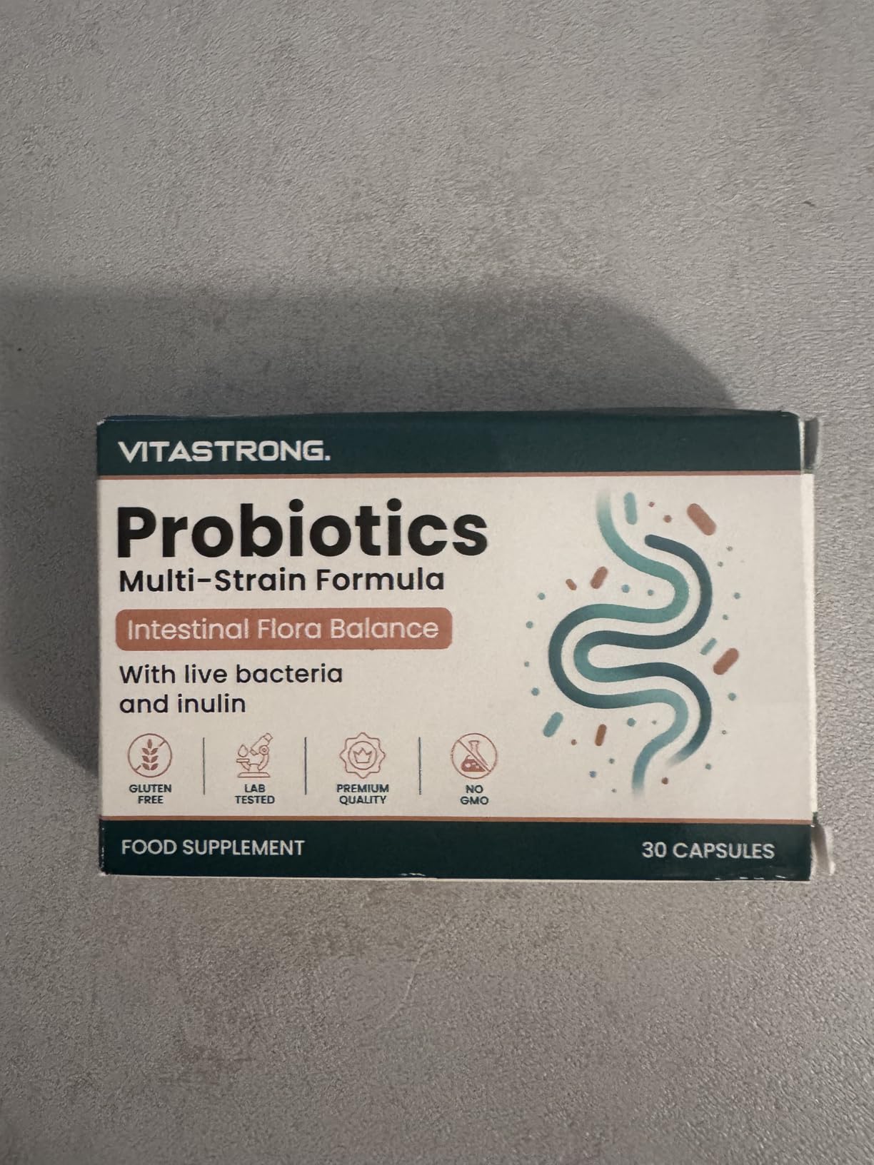 Vitastrong Probiotique Flore Intestinale 30 Milliards UFC 30 Gélules