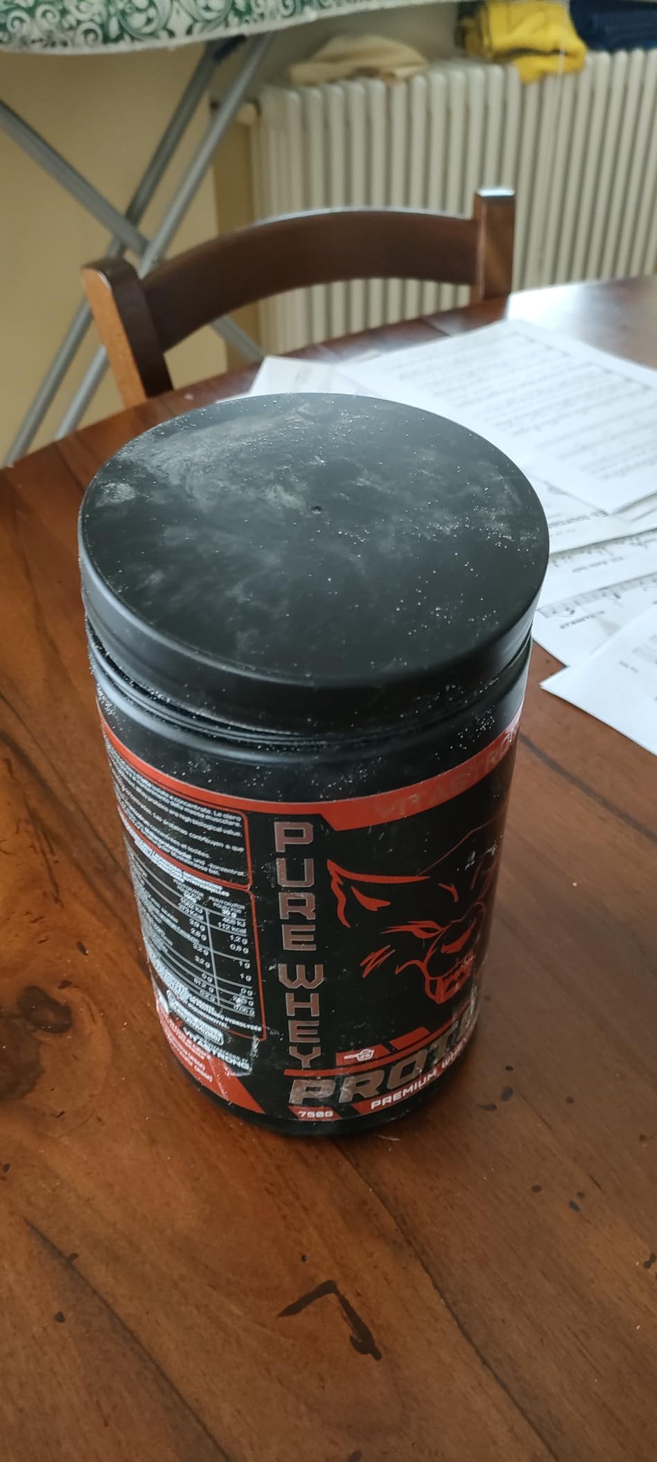 Vitastrong Whey Protein isolate vanille 750 g masse