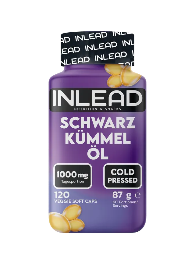 Inlead Schwarzkümmelöl huile nigelle 120 caps vitamine E