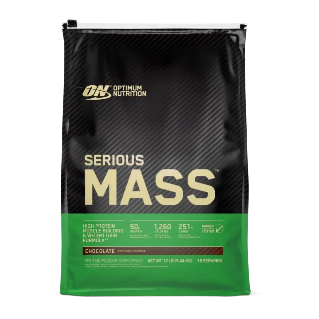 Optimum Nutrition Serious Mass gainer masse 50 g chocolat