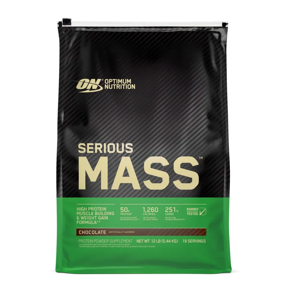 Optimum Nutrition Serious Mass gainer masse 50 g chocolat
