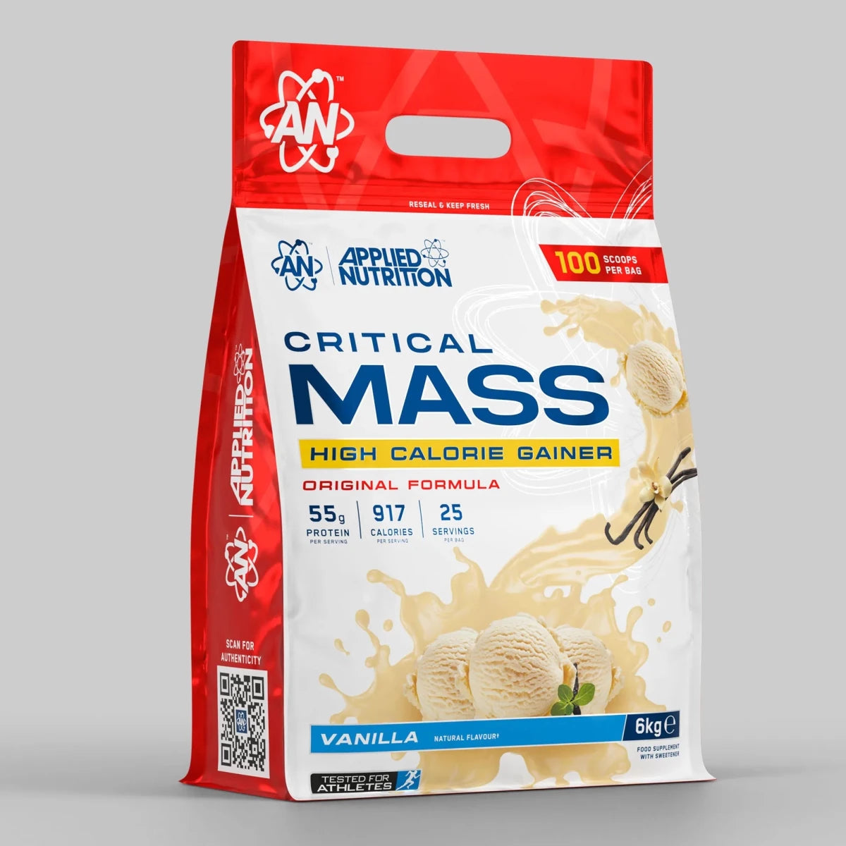 Applied Nutrition Critical Mass Original 6kg gainer chocolat 900 kcal