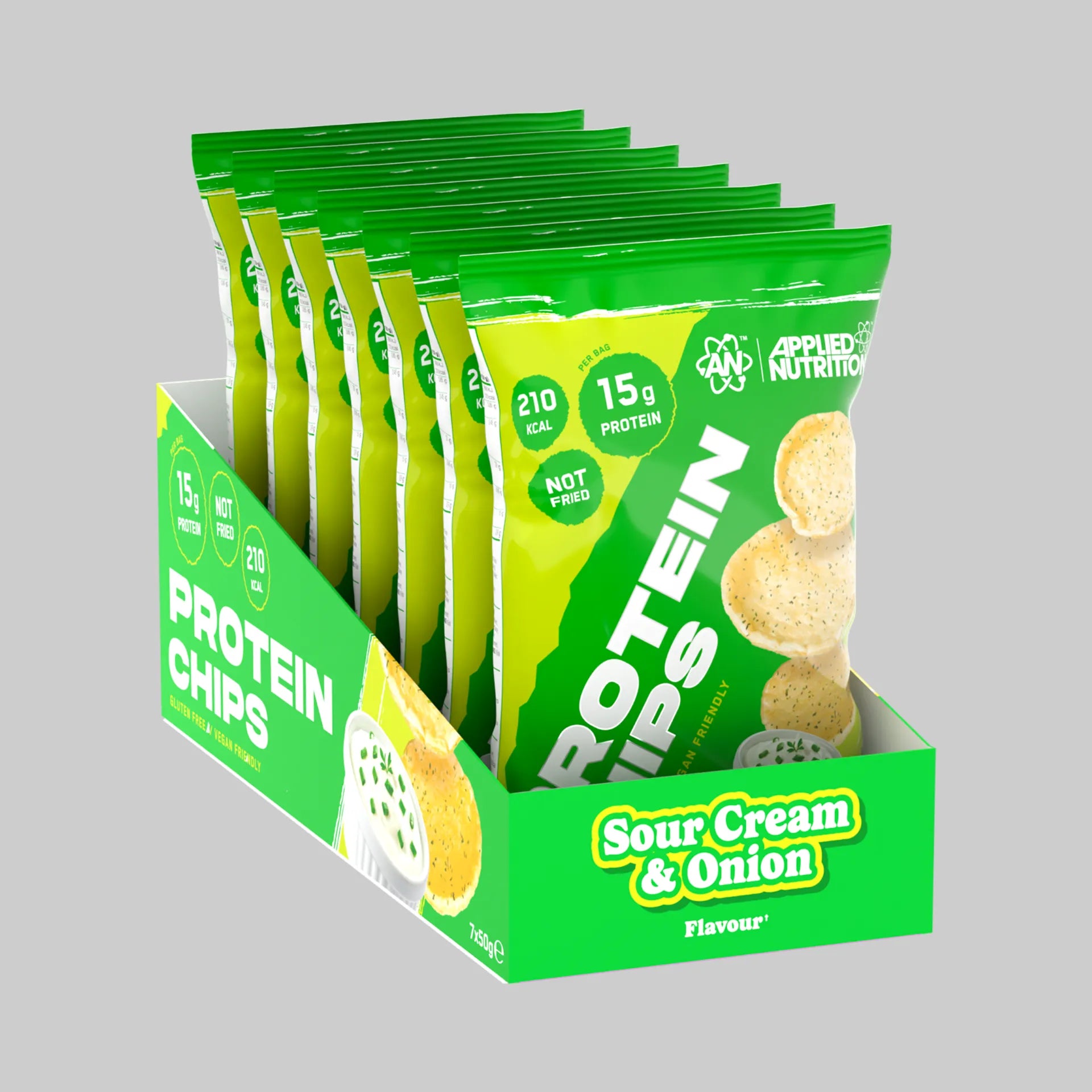 Applied Nutrition Protein Chips Snack 50g Original 15g