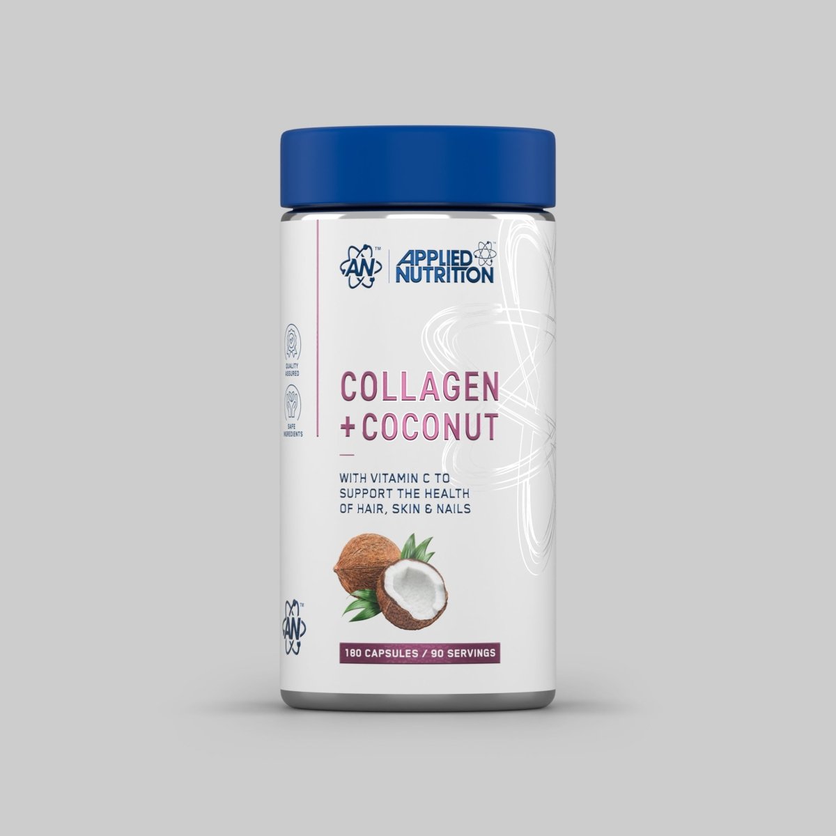 Applied Nutrition Collagen Coconut gélules collagène marin