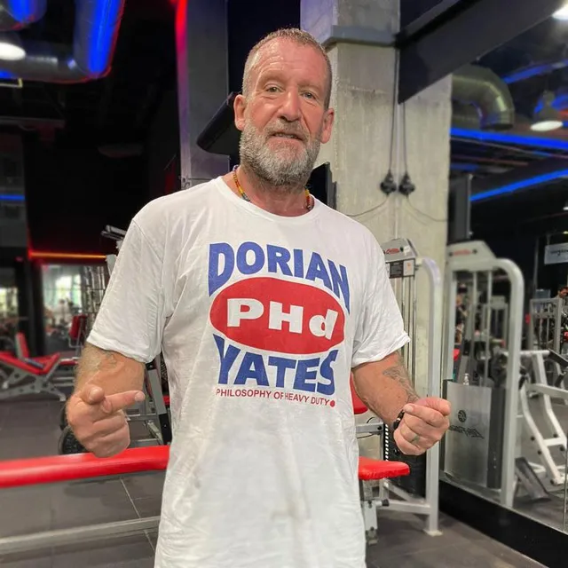 DY Nutrition T-Shirt Dorian Yates blanc taille M coton