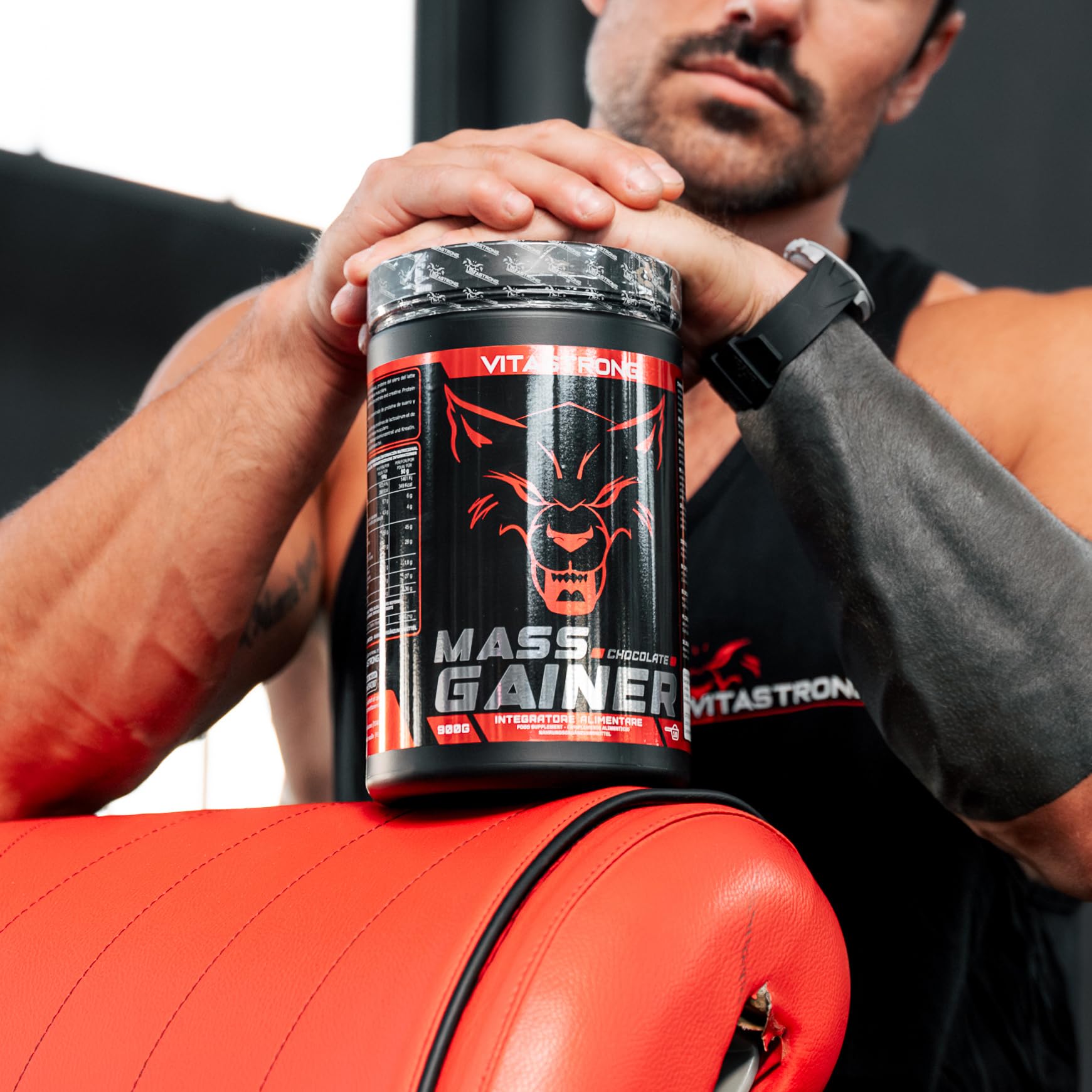 Vitastrong Masse musculaire gainer chocolat créatine 30% protéines